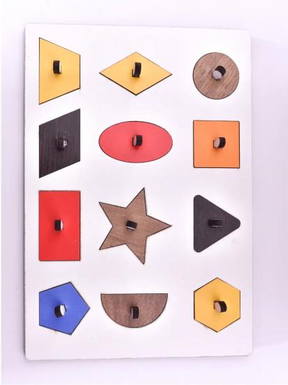 Montessori Geometrik Şekilli Yapboz